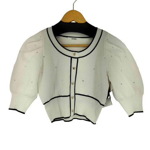 スナイデル snidel 24SS パフスリクロップドカーディガン レディース ONE SIZE