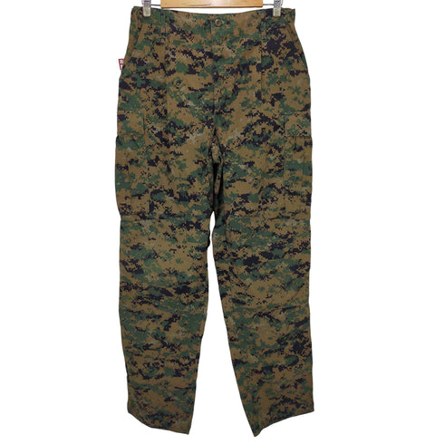 ユーエスエムシー USMC マーパット デジタル ウッドランド カモ 迷彩 カーゴ パンツ メンズ MEDIUM-LONG