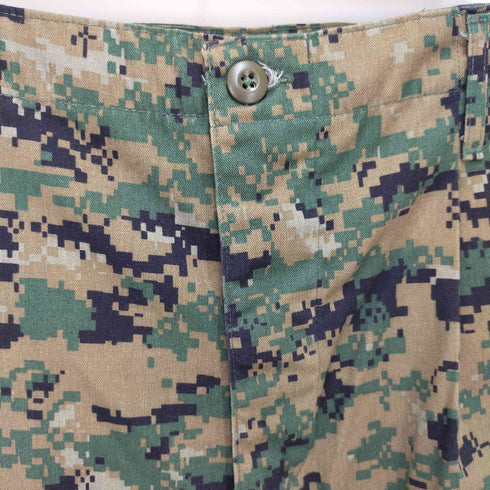 ユーエスエムシー USMC マーパット デジタル ウッドランド カモ 迷彩 カーゴ パンツ メンズ MEDIUM-LONG