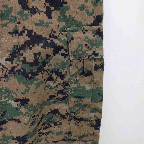 ユーエスエムシー USMC マーパット デジタル ウッドランド カモ 迷彩 カーゴ パンツ メンズ MEDIUM-LONG