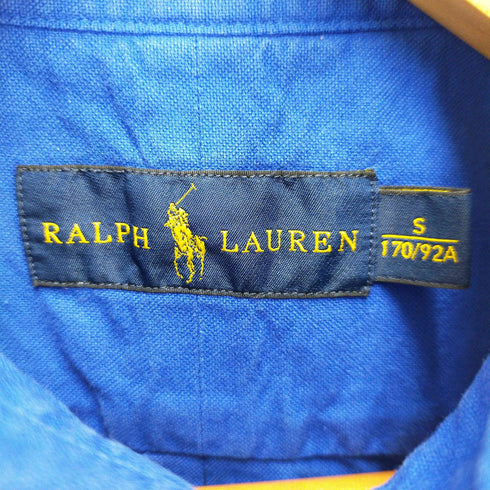ラルフローレン RALPH LAUREN ポニー刺繍 半袖ボタンダウンシャツ メンズ import:S