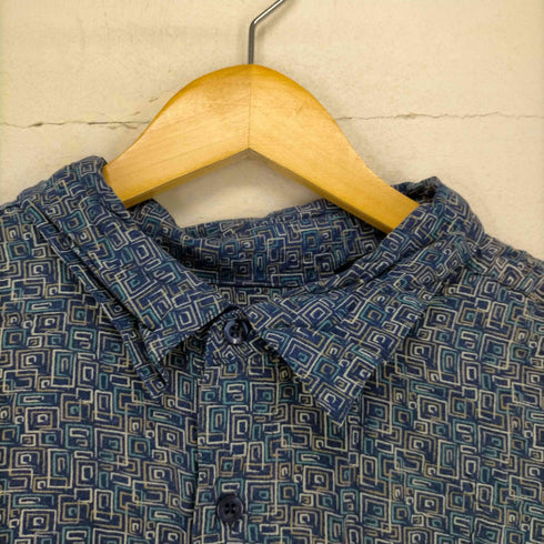 ピューリタン PURITAN ビッグサイズ 総柄レーヨン半袖シャツ メンズ 2XL