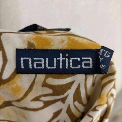 ノーティカ NAUTICA 総柄コットン半袖ボタンダウンシャツ メンズ JPN:XL