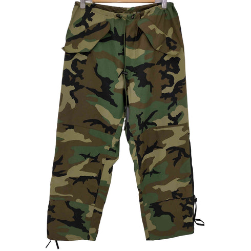 ユーエスアーミー U.S. ARMY 96年製 ECWCS GORE-TEX ウッドランドカモ コールドウェザーパンツ オーバーパンツ メンズ 31 TO 35 IN