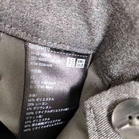 ユニクロ UNIQLO タックワイドパンツ レディース JPN:XS