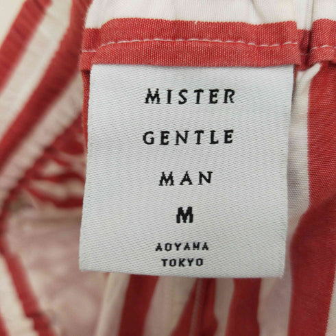 ミスタージェントルマン MR.GENTLEMAN ウエストゴムバイカラーストライプパンツ メンズ JPN:M