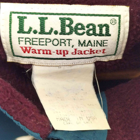 エルエルビーン L.L.Bean 80-90S MADE IN USA Warm-up Jacket メンズ
