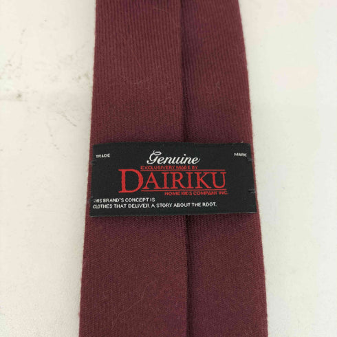 ダイリク DAIRIKU 21AW ウールネクタイ メンズ