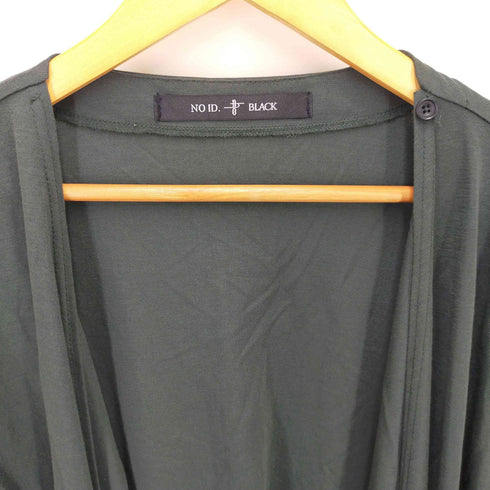 ノーアイディーブラック NO ID.BLACK ドレープカーディガン メンズ ONE SIZE