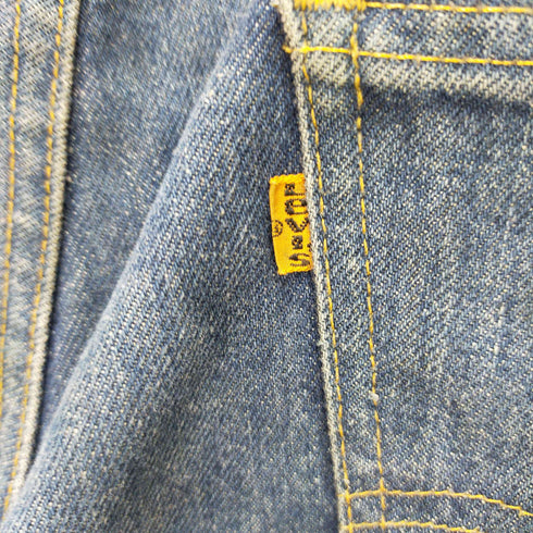リーバイス Levis 70s 42TALON ボタン裏4刻印 684 フレアデニム ビッグベル オレンジタブ メンズ W36/L32