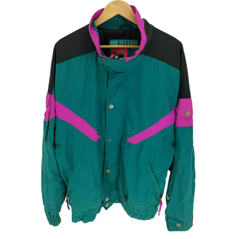 90S BLACK BEAR SKI ウィンタースキー マルチカラー ナイロンジャケット メンズ