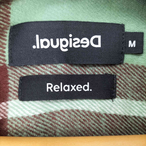 デシグアル Desigual チェック柄 オーバーサイズシャツ メンズ import:M