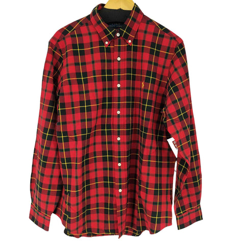 ポロラルフローレン POLO RALPH LAUREN CLASSIC FIT スモールポニー刺繍 L/S BDチェックシャツ メンズ import:L
