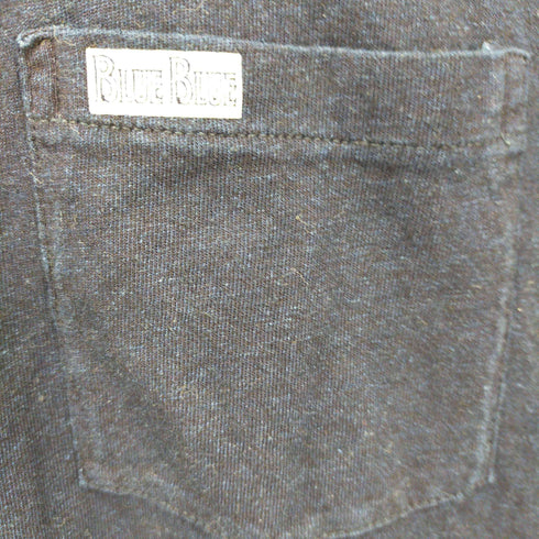 ブルーブルー BLUE BLUE インディゴ ポケット長袖Tシャツ メンズ JPN:S
