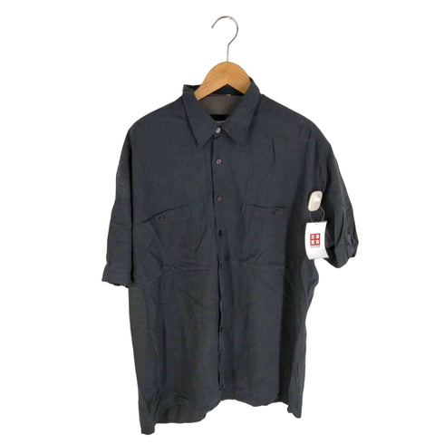 BURMA BIBAS 100%シルク ダブルポケット アロハシャツ メンズ JPN:XL