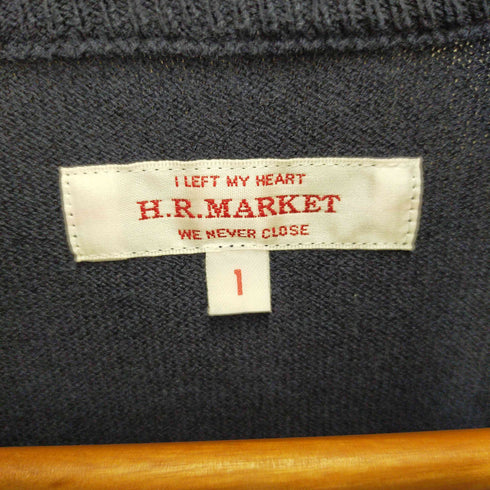 ハリウッドランチマーケット HOLLYWOOD RANCH MARKET リフルコットン ウォッシャブルクルーネックセーター メンズ JPN:1