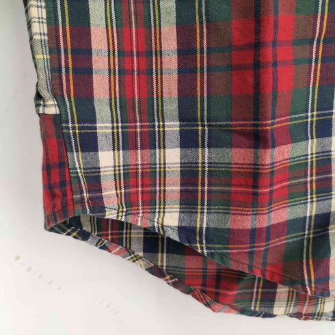 ポロラルフローレン POLO RALPH LAUREN CLASSIC FIT スモールポニー刺繍 チェック切替 BD L/Sシャツ メンズ JPN:L