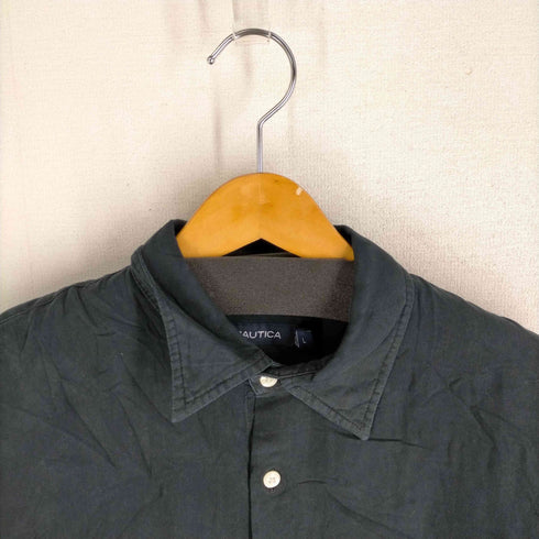 ノーティカ NAUTICA シルク65% レーヨン半袖シャツ メンズ JPN:L