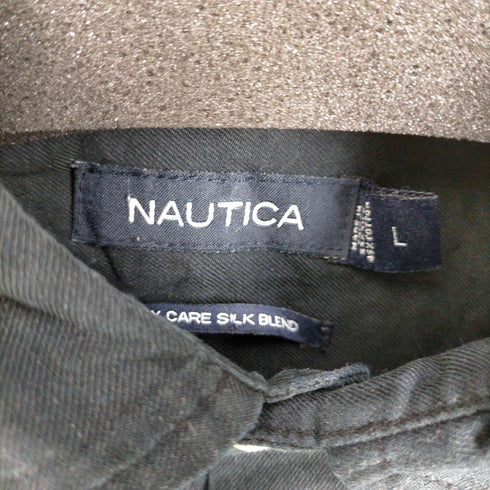 ノーティカ NAUTICA シルク65% レーヨン半袖シャツ メンズ JPN:L