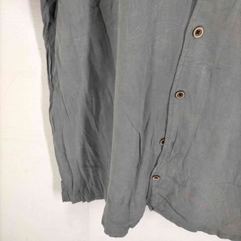 100%シルク 総柄アロハシャツ メンズ JPN:XL
