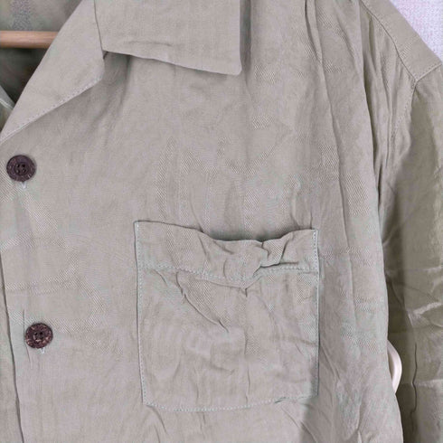 トミーバハマ Tommy Bahama 100%シルク 総柄アロハシャツ メンズ JPN:M