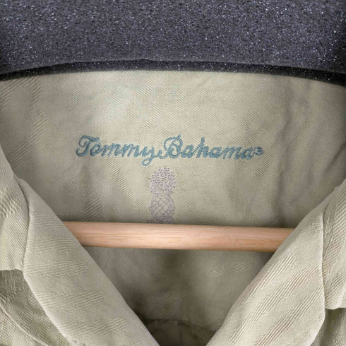 トミーバハマ Tommy Bahama 100%シルク 総柄アロハシャツ メンズ JPN:M