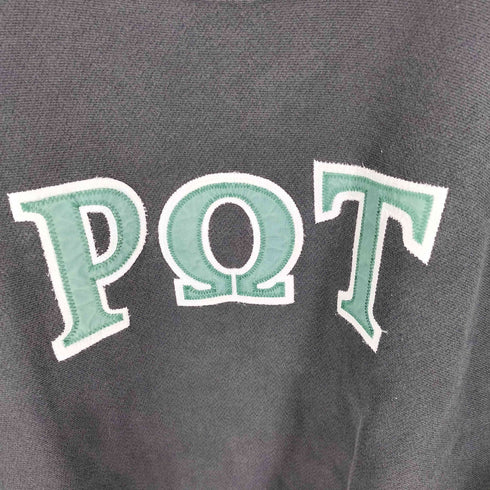 チャンピオン Champion 90-00S PREMIUM REVERSE WEAVE PΩT ワッペン 刺繍 クルーネック スウェット メンズ