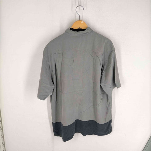クイックシルバー Quiksilver 90s-00s 100%シルク アロハシャツ メンズ JPN:L