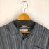 トミーバハマ Tommy Bahama 100%シルク マルチストライプ アロハシャツ メンズ JPN:L