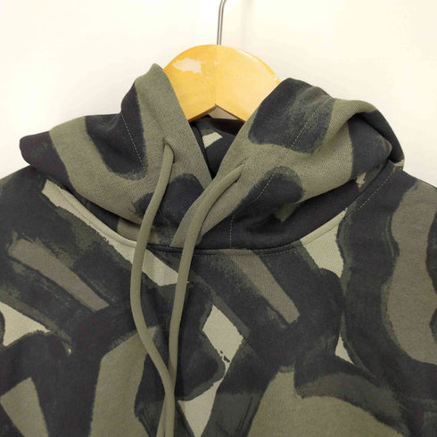 ジースターロー G-STAR RAW Brush Stroke Allover Hooded Sweater メンズ XS