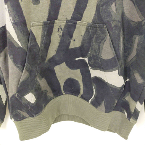 ジースターロー G-STAR RAW Brush Stroke Allover Hooded Sweater メンズ XS