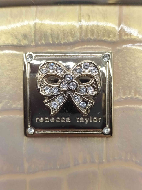 レベッカテイラー REBECCA TAYLOR クロコ型押し がま口 長財布 レディース