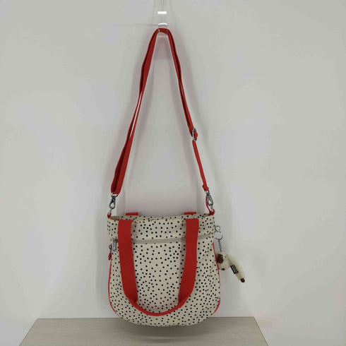 キプリング KIPLING ゴリラチャーム付 2WAYトートバッグ 花柄 ドット柄 レディース FREE