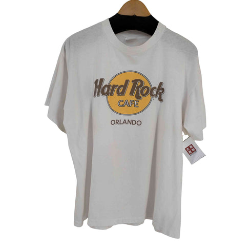ハードロックカフェ Hard Rock Cafe USA製 シングルステッチ ORLANDO クルーネックTシャツ メンズ import:L