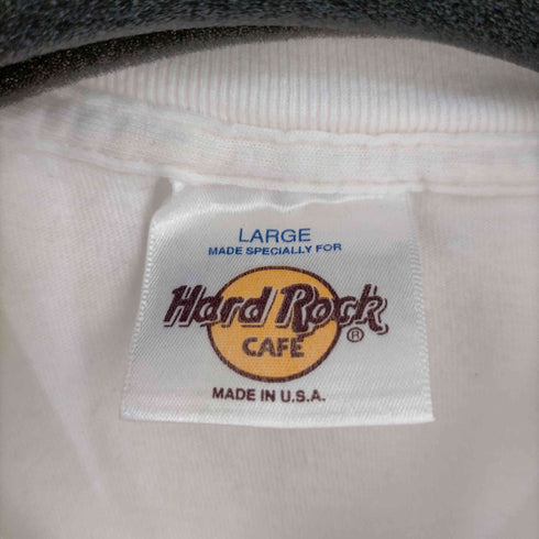 ハードロックカフェ Hard Rock Cafe USA製 シングルステッチ ORLANDO クルーネックTシャツ メンズ import:L