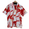 総柄 ポリエステル オープンカラーシャツ メンズ import:M