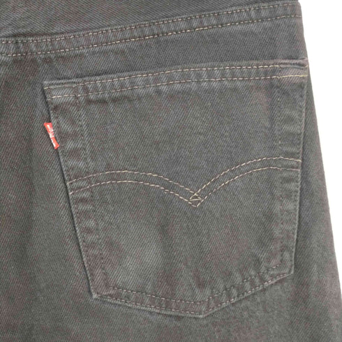 リーバイス Levis USA製 ボタン裏552刻印 501 製品染め ブラックデニム メンズ 29inch