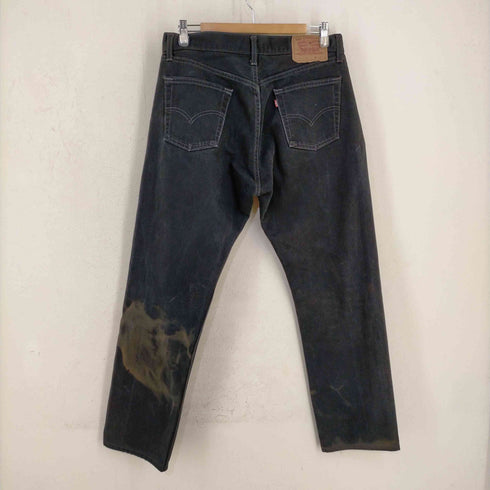 リーバイス Levis UK製 ボタン裏311刻印 517 02 後染め ブラックデニム メンズ 34inch