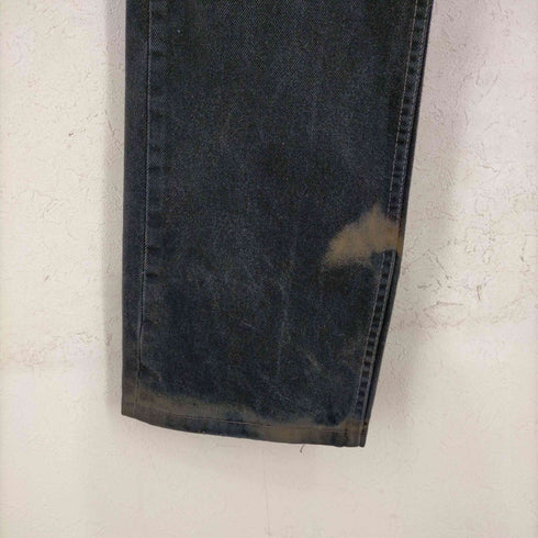 リーバイス Levis UK製 ボタン裏311刻印 517 02 後染め ブラックデニム メンズ 34inch