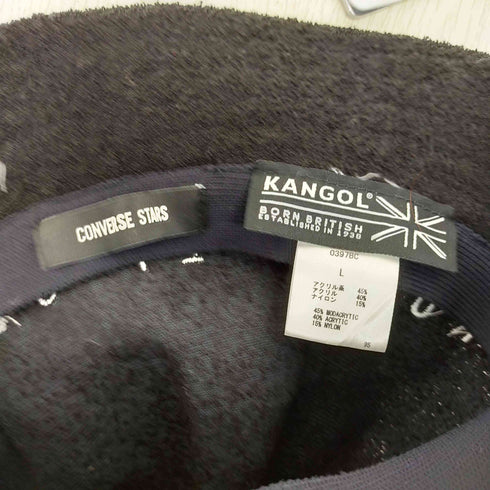 カンゴール KANGOL BERMUDA CASUAL BUCKET HAT ロゴ刺繍 アクリルバケットハット レディース L