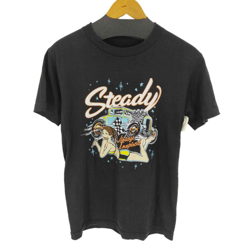 STEADY ガールプリントS/S Tシャツ チビT メンズ JPN:S