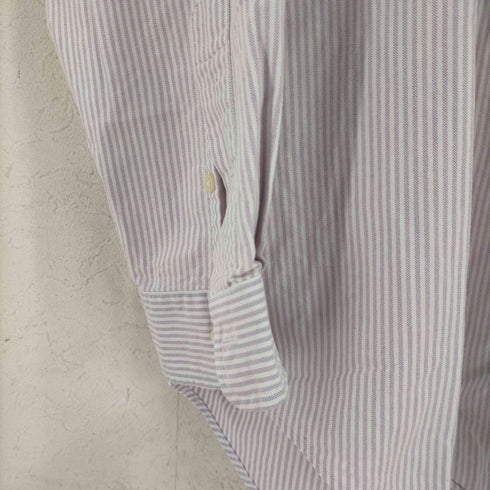 ラルフローレン RALPH LAUREN YARMOUTH ポニー刺繍 ストライプ オックスフォードシャツ メンズ 16 1/2 - 34