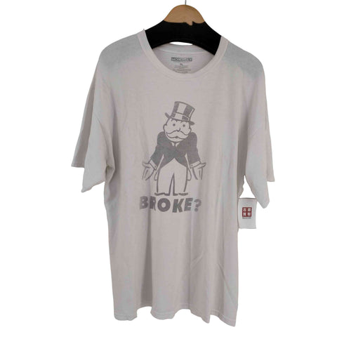 BROKE? フロントキャラクタープリント S/S TEE メンズ import:XL