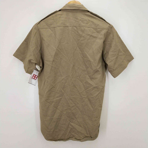 ユーエスアーミー U.S. ARMY 70-80s SHIRT MANS UT KHAKI SS M65 ミリタリーシャツ メンズ import:S