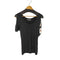 アレキサンダーマックイーン Alexander McQueen MADE IN ITALY バックレースデザインウールレーヨンカットソー レディース import:XS