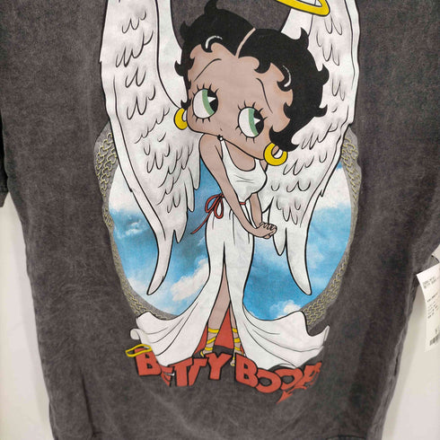 ザラ ZARA 天使と悪魔半袖Tシャツ レディース import:S