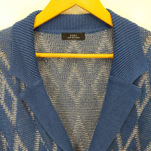 ゴーサンゴーイチプールオム 5351 POUR LES HOMMES MITSUKE KNIT カーディガン メンズ 3