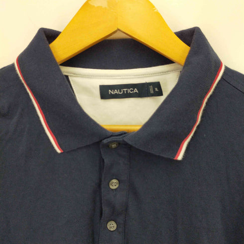ノーティカ NAUTICA フロントロゴ刺繍デザインポロシャツ メンズ JPN:XL