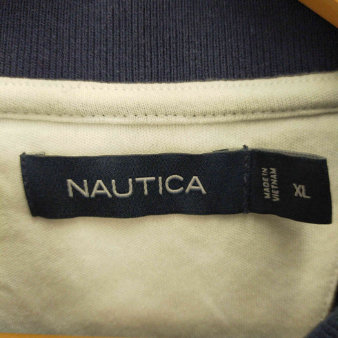 ノーティカ NAUTICA フロントロゴ刺繍デザインポロシャツ メンズ JPN:XL