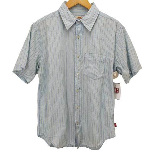 リーバイス Levis 90S ストライプ インドネシア製 ストライプ ショートスリーブシャツ メンズ import:S